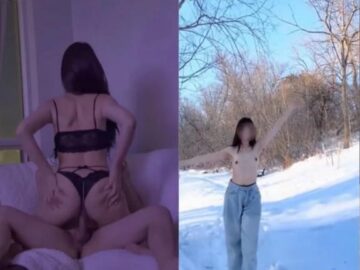 Đi du lịch rủ em người yêu địt public luôn