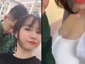 Được bạn gái thăm lính thanh niên làm nháy puclib luôn